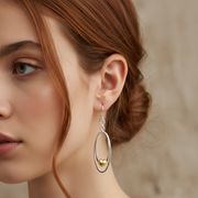Deep Love 925 Sterling Silver Dangling Hook Earrings for Women